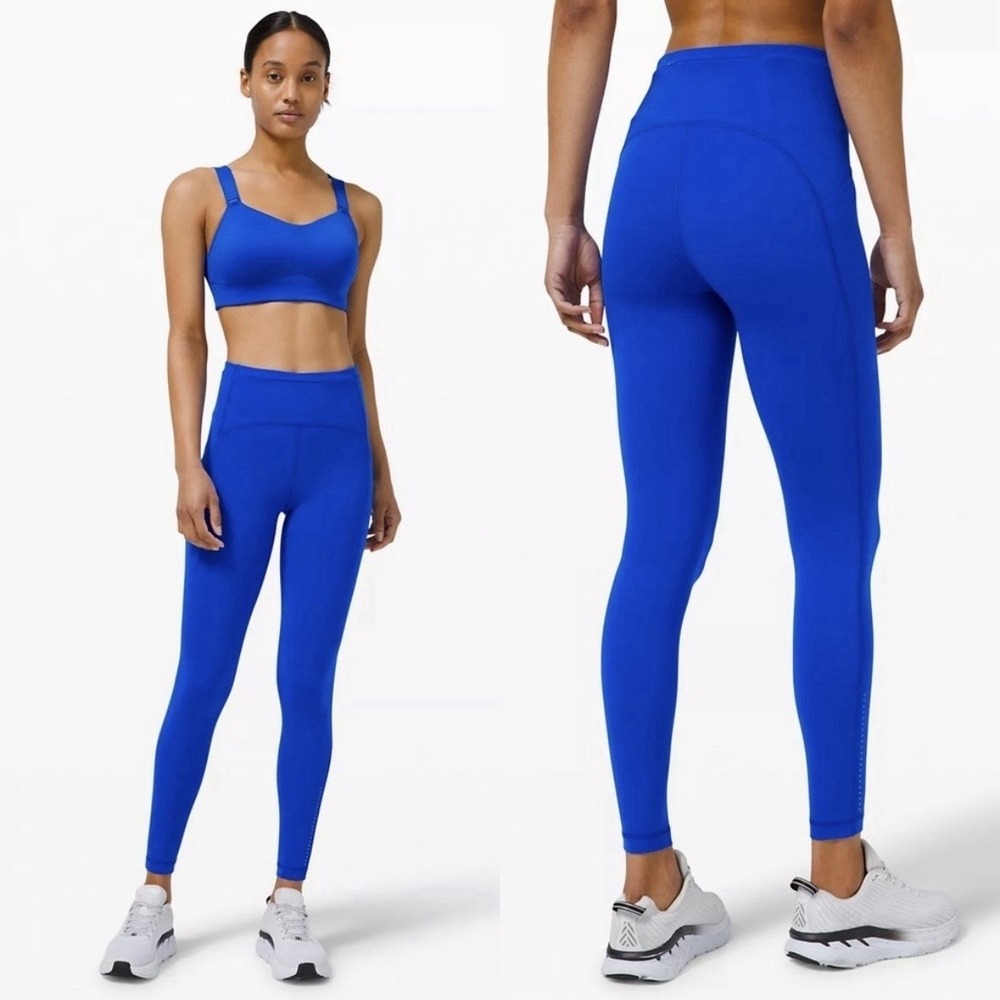 Lululemon Swift Speed High Rise‎ Tight Leggings Blue Size 4
